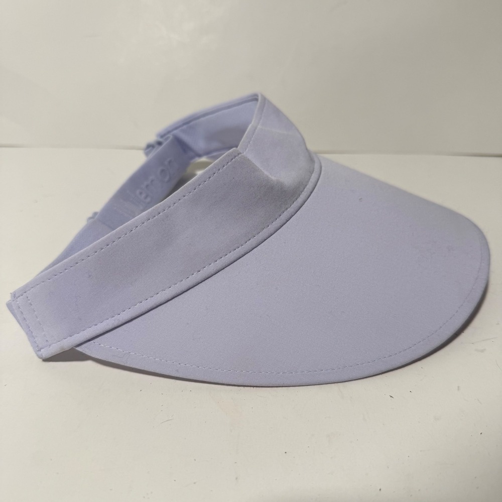 Lululemon Fast Paced Wide Band Running Visor OS Light Purple Excellent W9EN4S - Picture 5 of 5